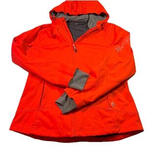Mondetta Women's Soft Shell Hooded Jacket Size Large EUC